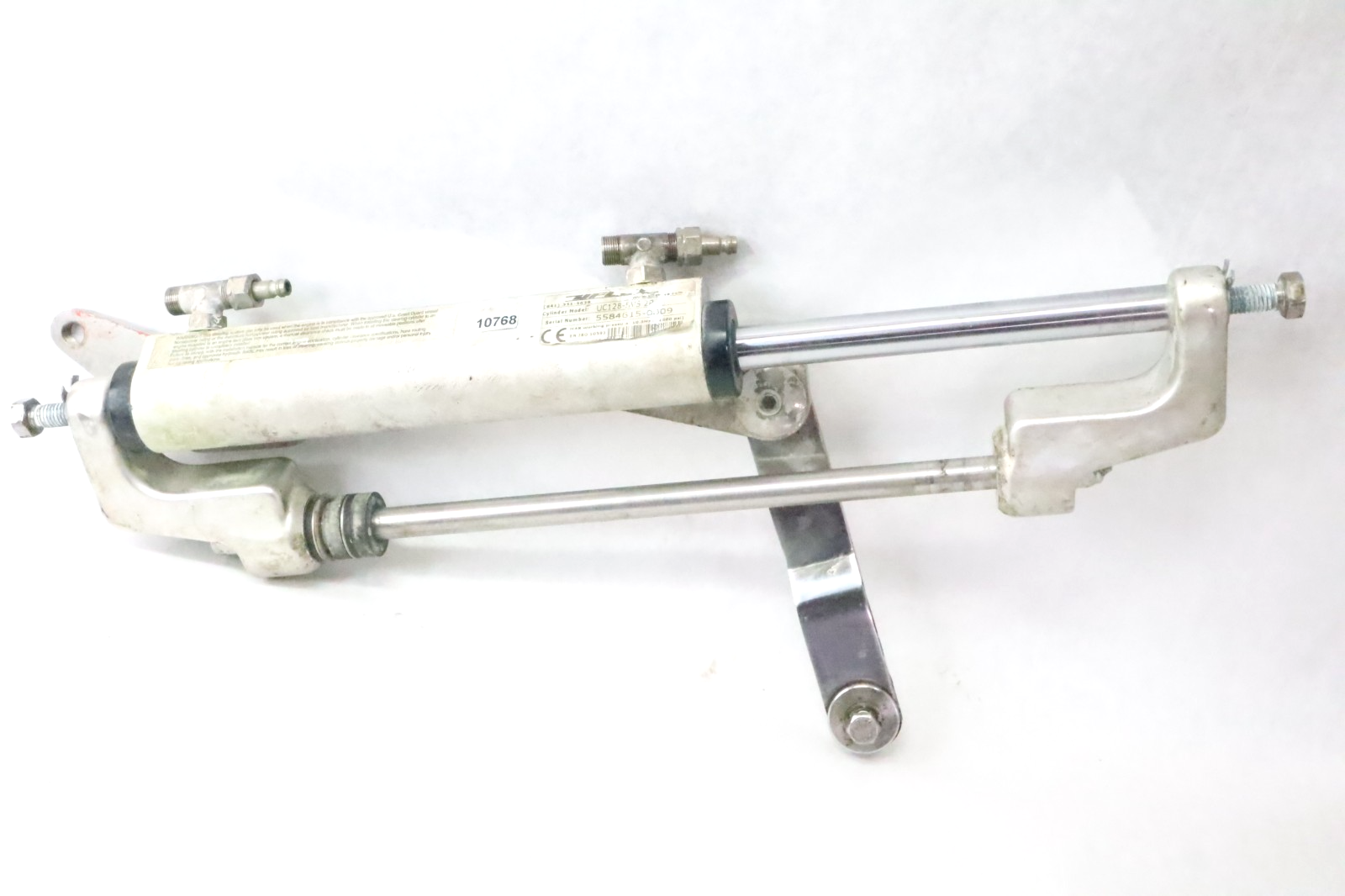 UFLEX SILVER STEERING UC128-SVS-2p OUTBOARD ENGINE HYDRAULIC CYLINDER - Image 5