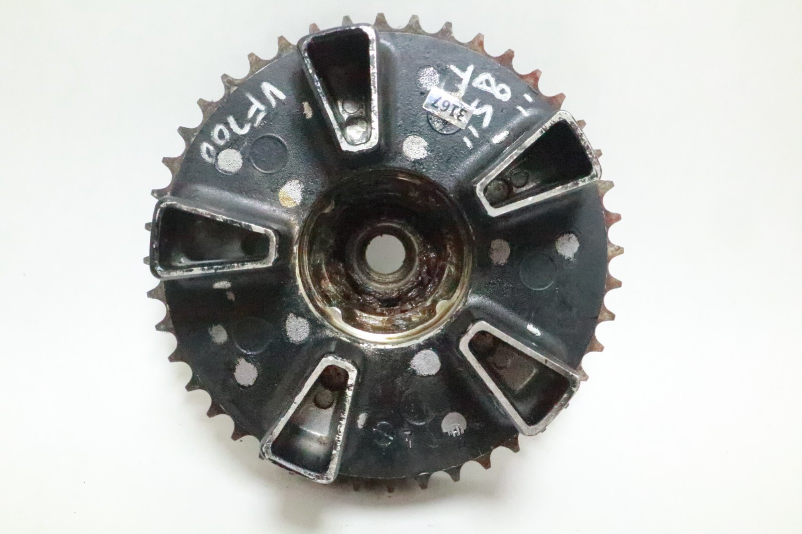 HONDA INTERCEPTOR 1000 700 750 V45 OEM REAR HUB 42610-MB2-670 MH36 - Image 22