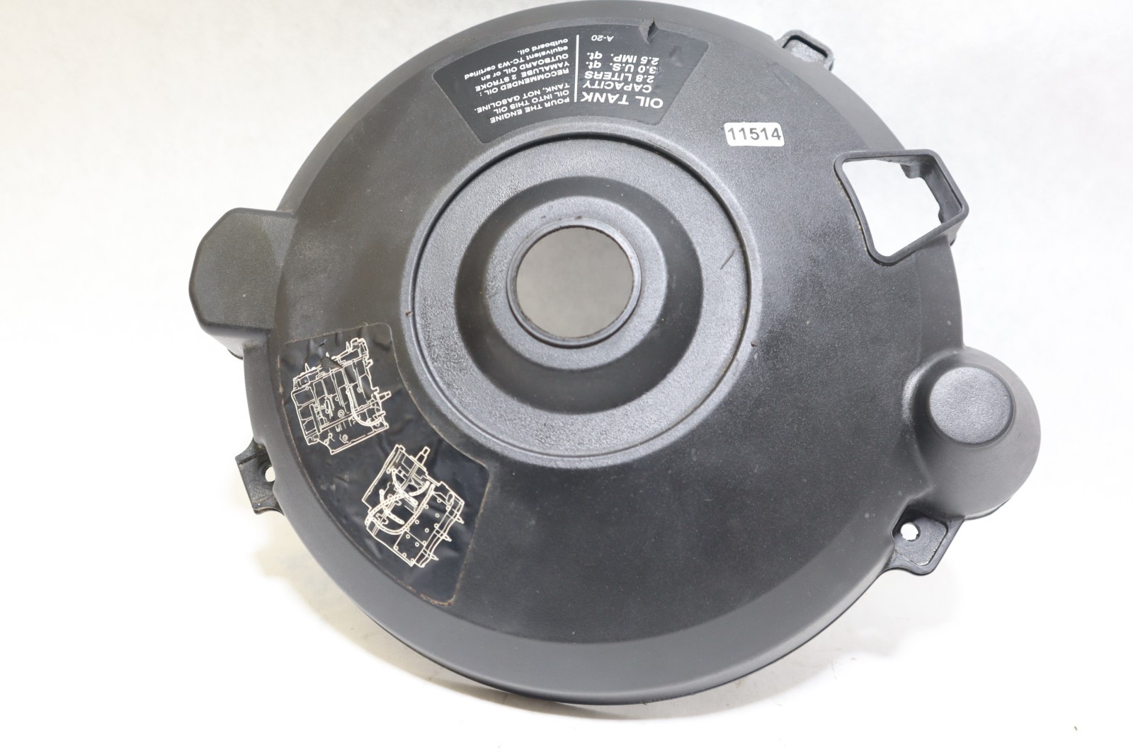 6H3-81337-01-00 Yamaha Outboard 2 Stroke 70HP Plastic Flywheel Cover - Image 12