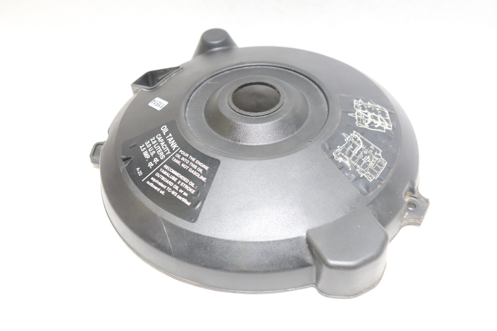 6H3-81337-01-00 Yamaha Outboard 2 Stroke 70HP Plastic Flywheel Cover - Image 14