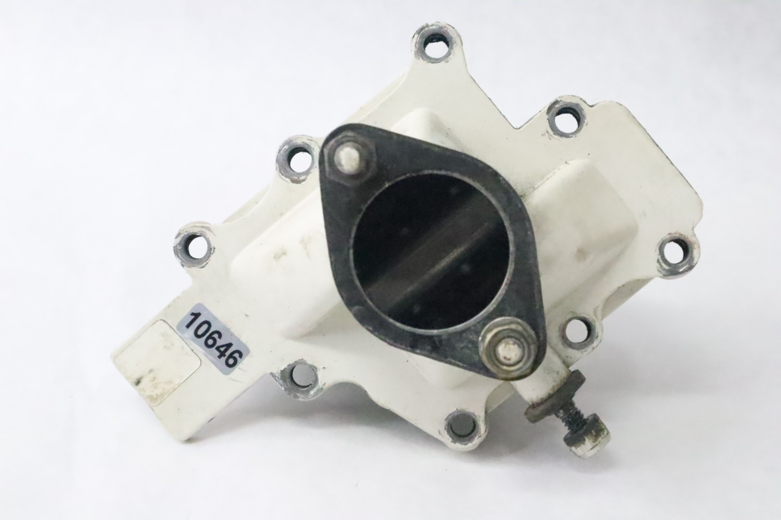 1970 72 Chrysler 35 hp 357hb Outboard intake manifold + reed valves 433158 - Image 2