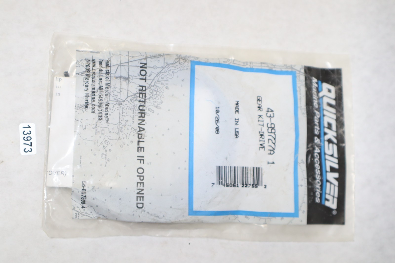 GENUINE Mercury Quicksilver 43-99727A 1 Drive Gear Kit FACTORY OEM MARINE - Image 2