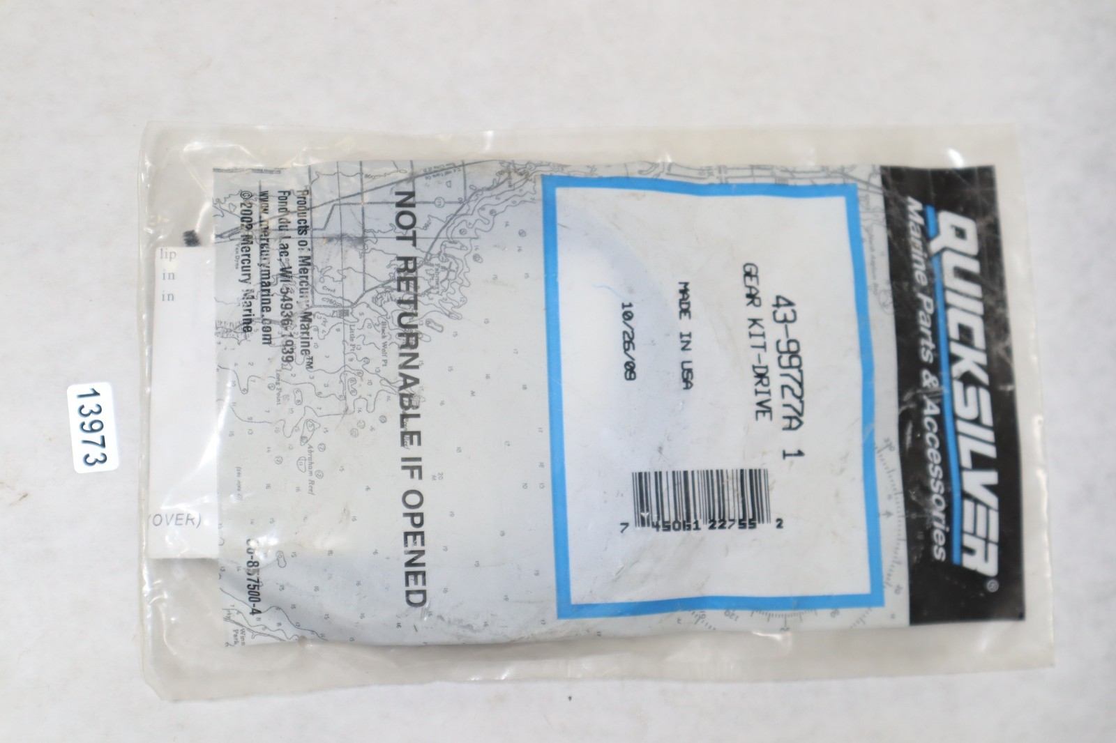 GENUINE Mercury Quicksilver 43-99727A 1 Drive Gear Kit FACTORY OEM MARINE - Image 3