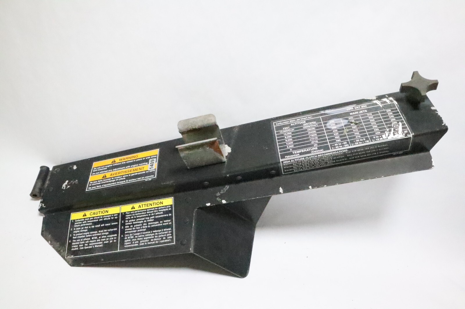 ARCTIC CAT zrt 800 Thundercat OEM BELT COVER 0707-187