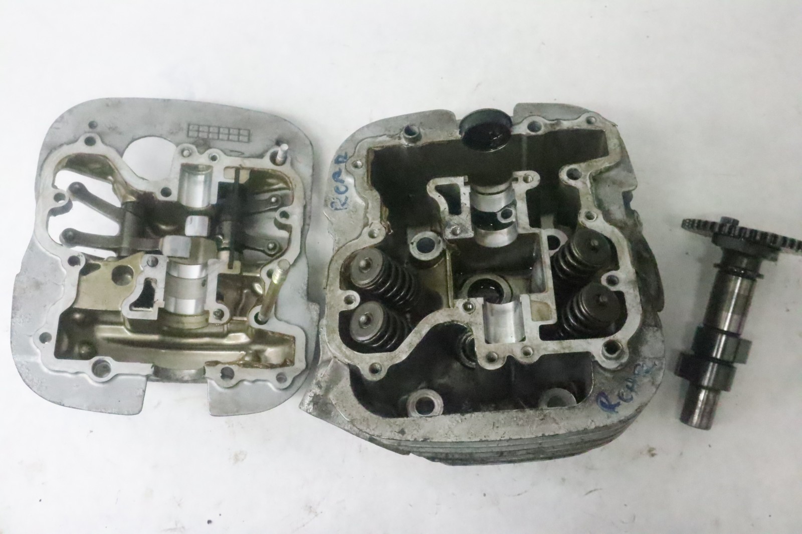 93-00 Suzuki Intruder 800 Oem Rear Engine Top End Cylinder Head & Rocker Assy - Image 18