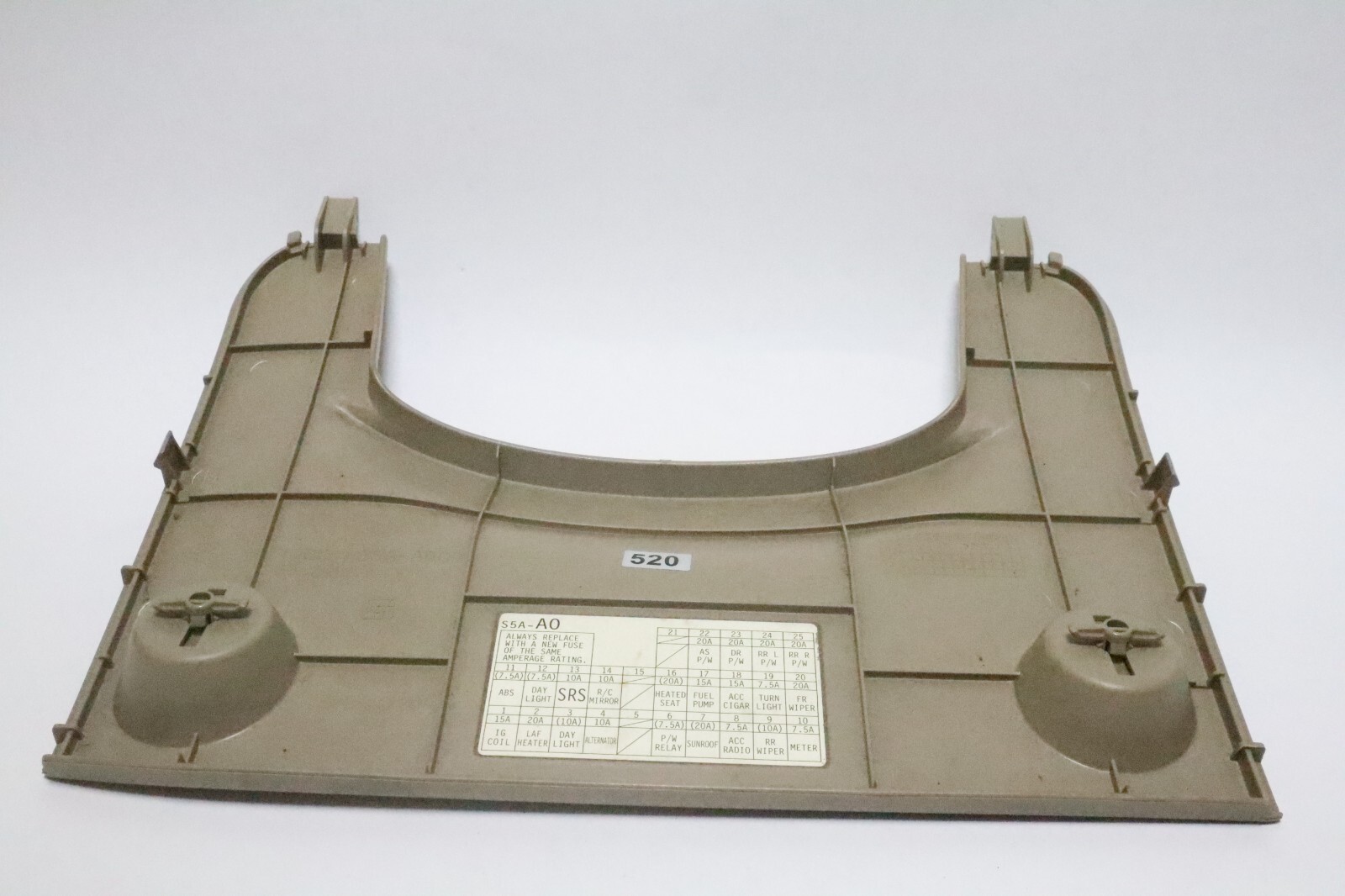 2001-2005 Civic Sedan LH Dashboard Drivers Knee Bolster Panel Fuse Cover 64313 - Image 16