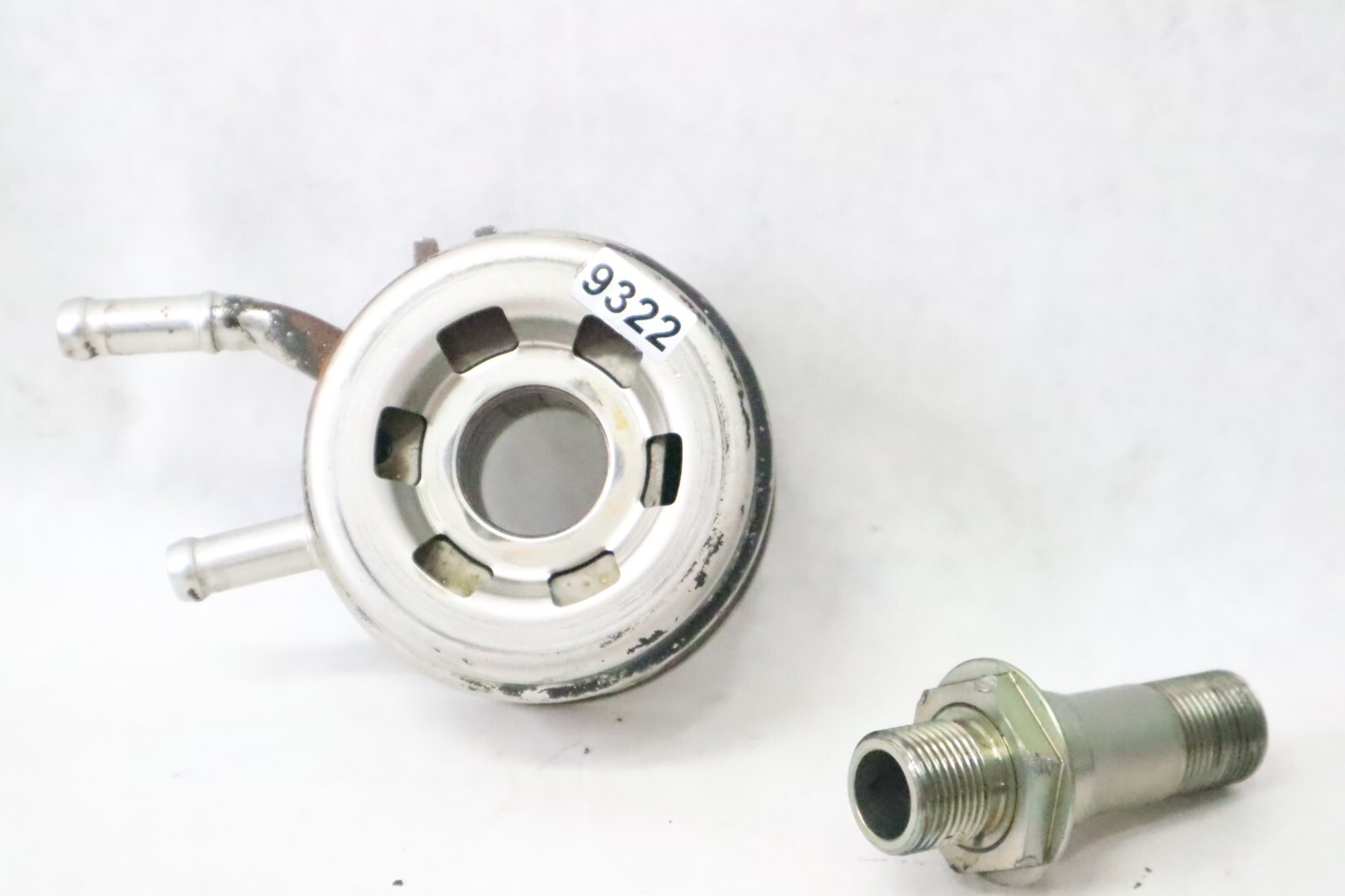2001 00-01 Kawasaki ZX9R ZX900 Oil Cooler Cooling Bolt Engine Motor Oem
