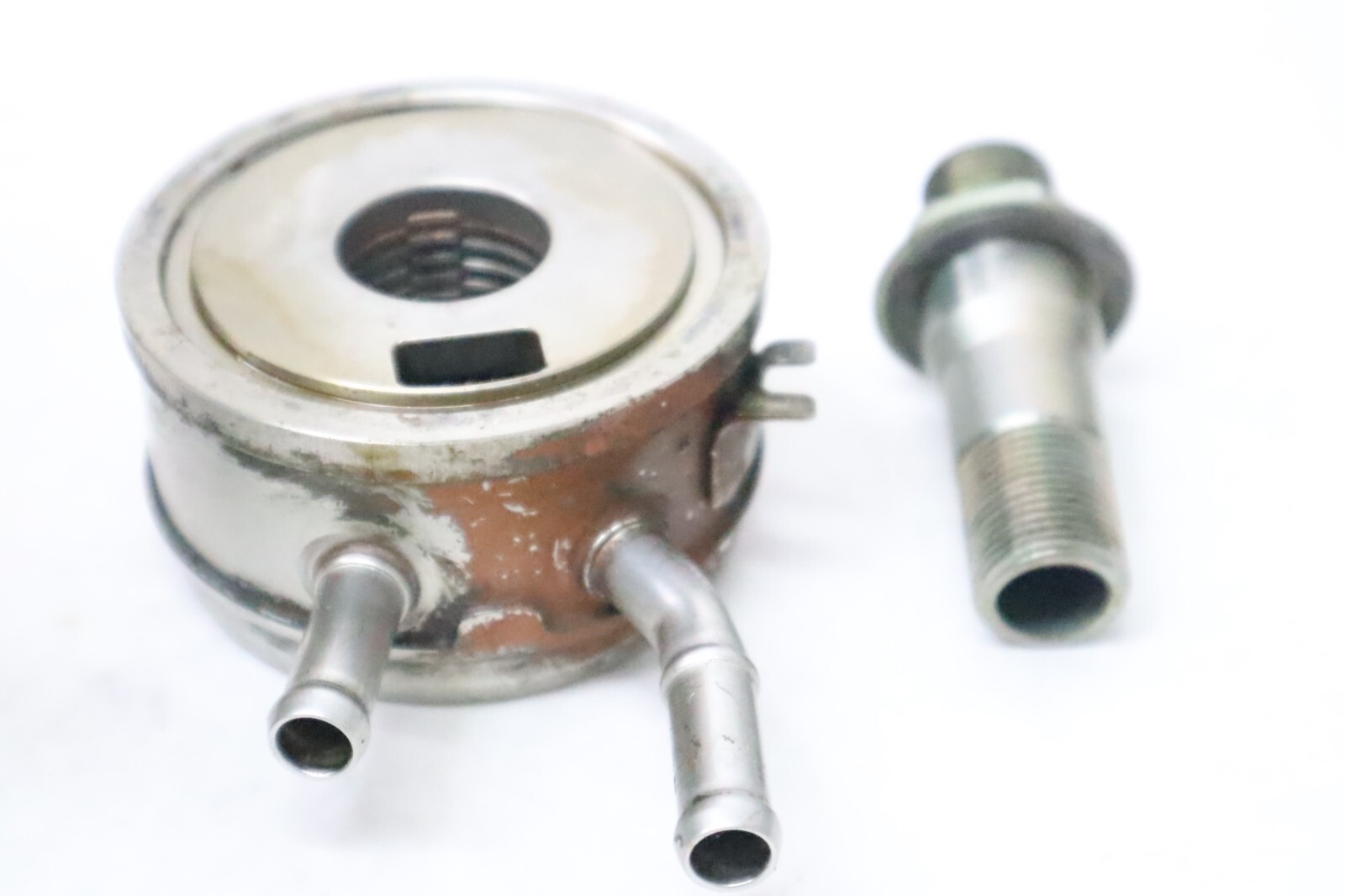 2001 00-01 Kawasaki ZX9R ZX900 Oil Cooler Cooling Bolt Engine Motor Oem - Image 2