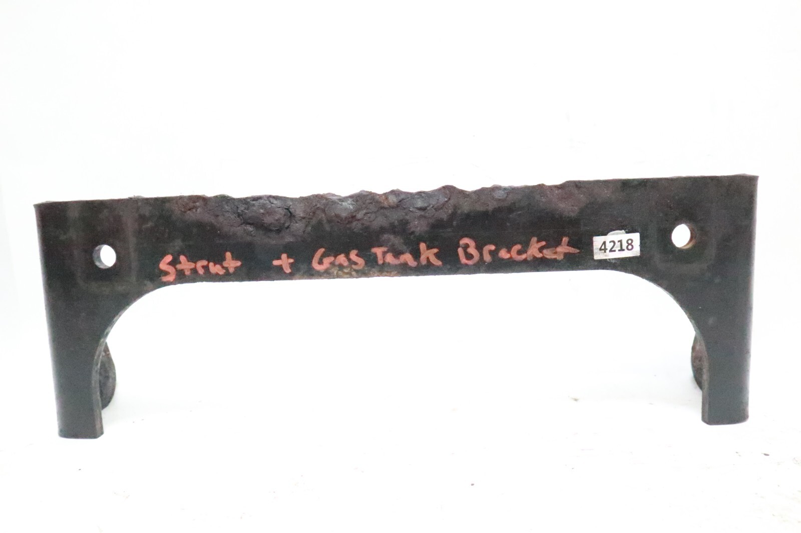 John Deere 727 ZTrak Zero Turn fuel gas tank strap brackets - Image 2