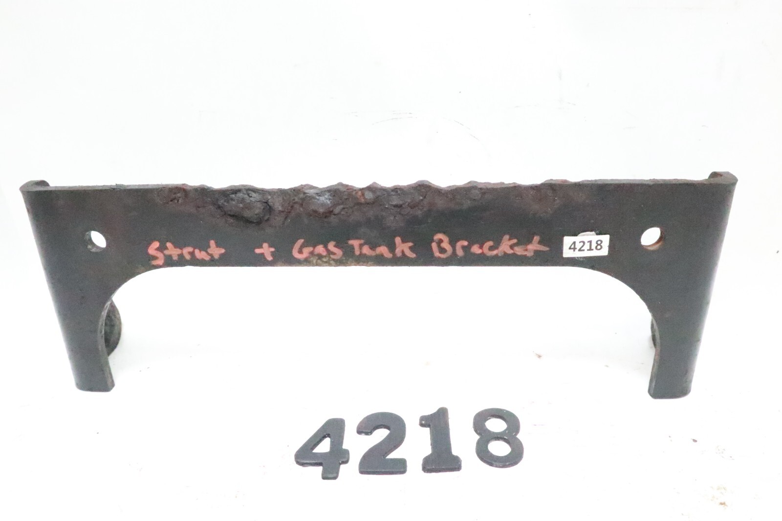 John Deere 727 ZTrak Zero Turn fuel gas tank strap brackets - Image 3