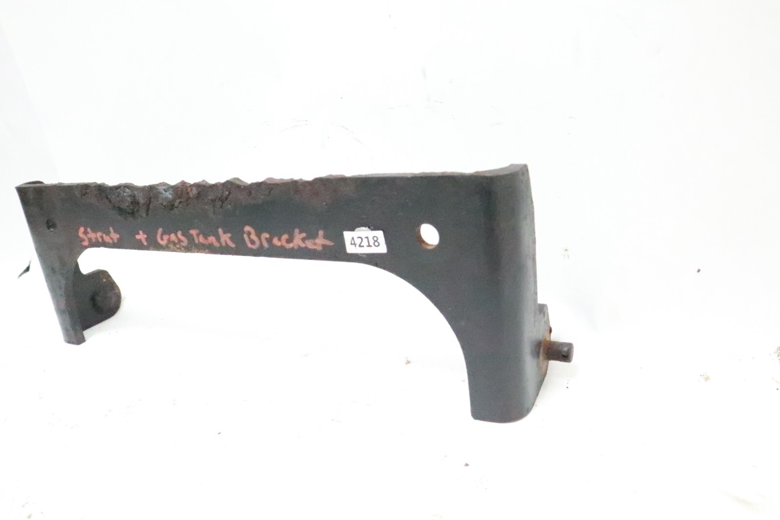 John Deere 727 ZTrak Zero Turn fuel gas tank strap brackets - Image 4