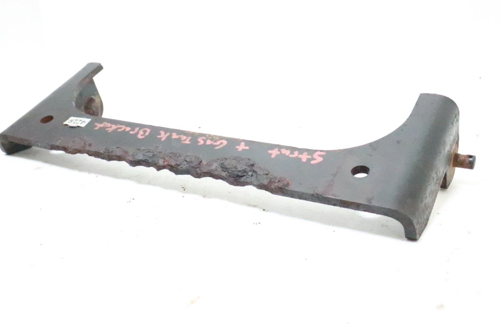 John Deere 727 ZTrak Zero Turn fuel gas tank strap brackets - Image 10