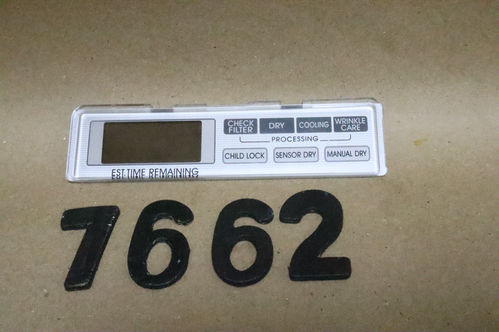LG DRYER Interface Control Board SCREEN 3806ER3034 - Image 2