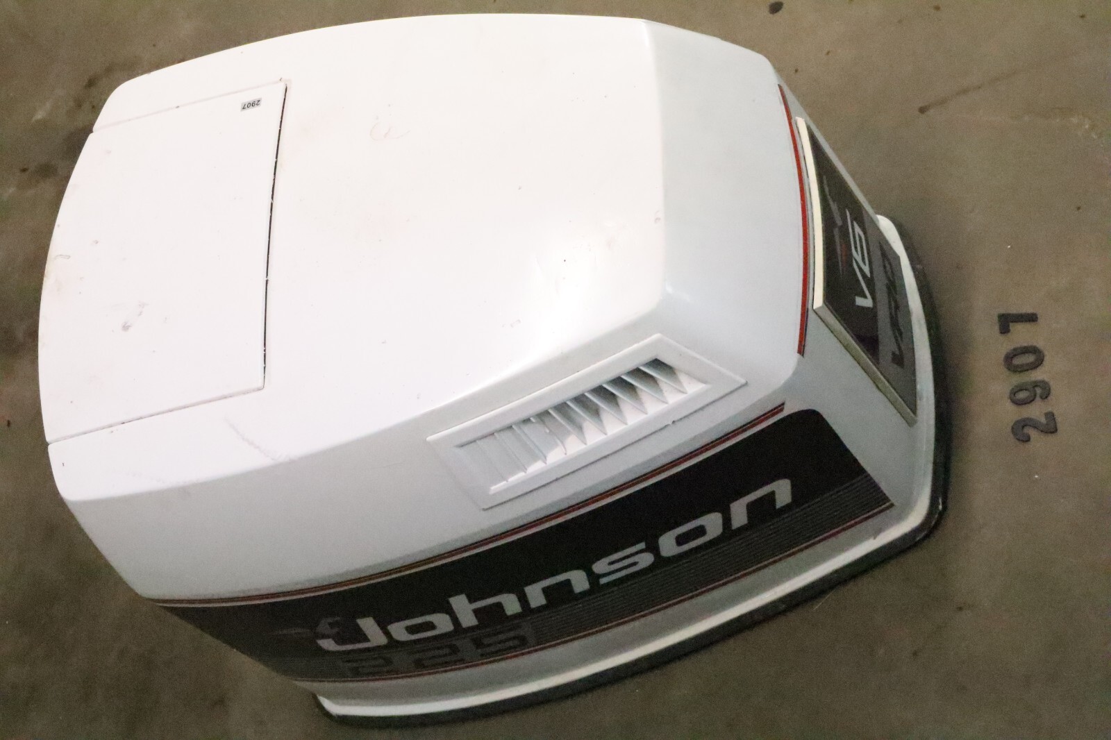 Evinrude Johnson 200 225 HP V6 Looper HOOD COWL COVER VRO - Image 3