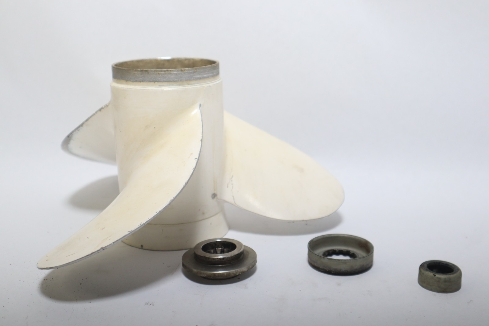2001-06 40HP YAMAHA 2-STROKE Aluminum Prop Propeller 10 5/8 X 12 ASSEMBLY 50hp - Image 7