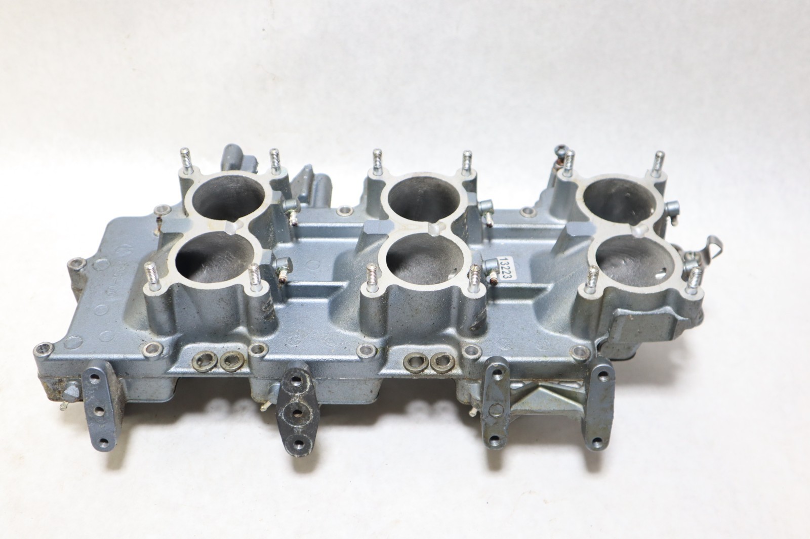 OEM Yamaha 200 HP 2.6L Intake Manifold & Reeds PN 61H-13641-00-94 Fits 1989-1995 - Image 5