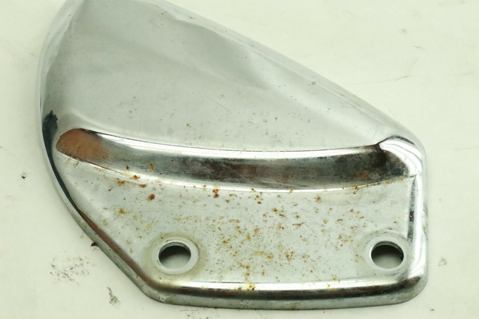 Suzuki Katana GSX 600 Chrome RIGHT Foot Shield Cover - Image 7