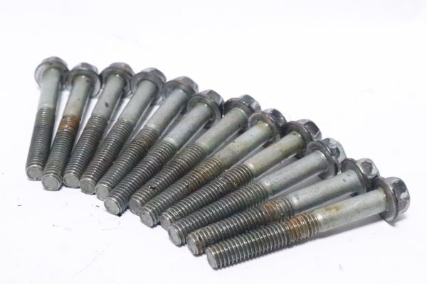 832971 Mercury 1998-05 Cylinder Head Screw  BOLTS (12)  115 135 + HP  USED - Image 6