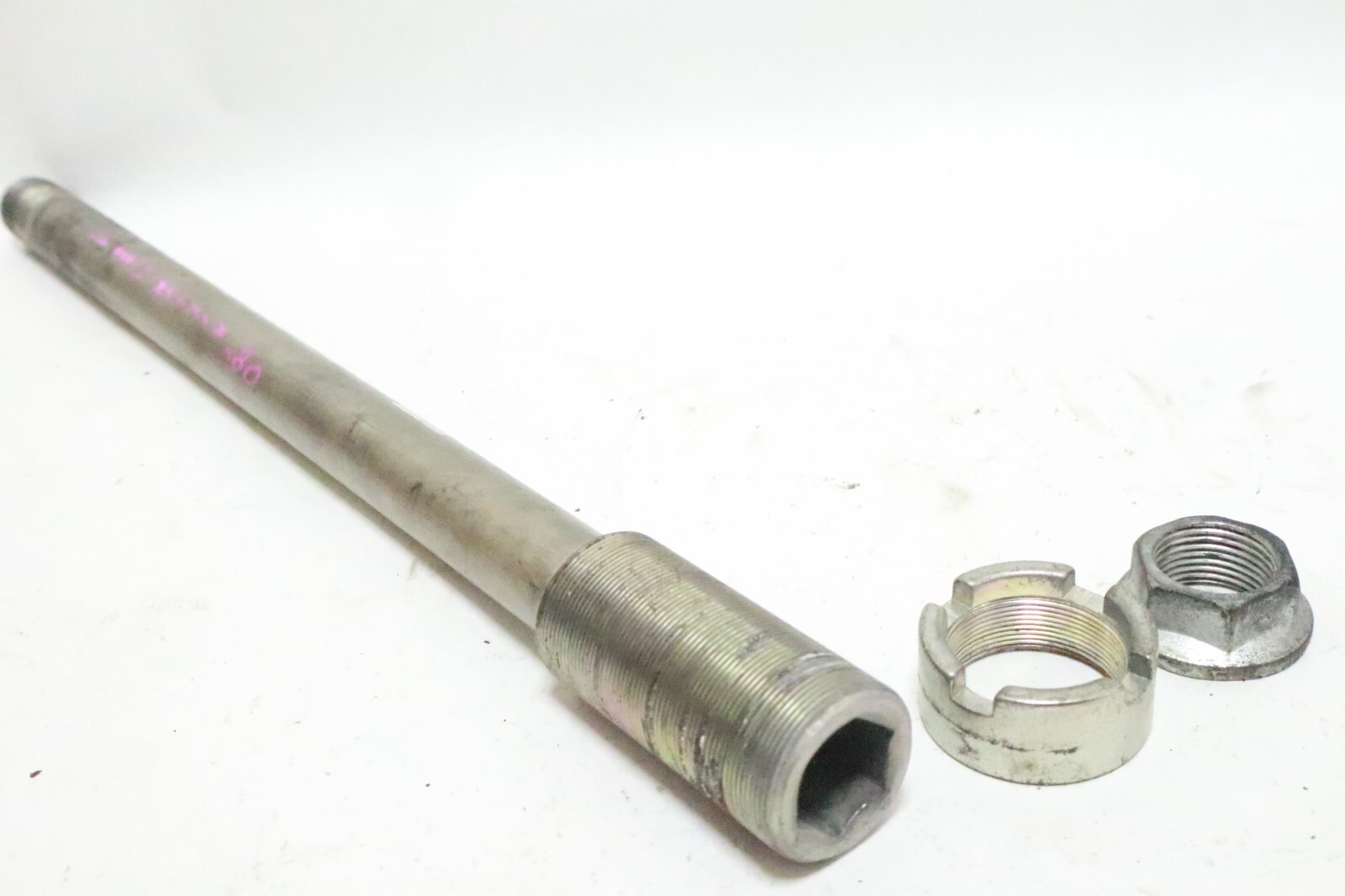 2005 05 06 Kawasaki ZR750 Z750S 07-09 z1000 OEM Rear Swingarm Bolt Pivot Shaft - Image 6