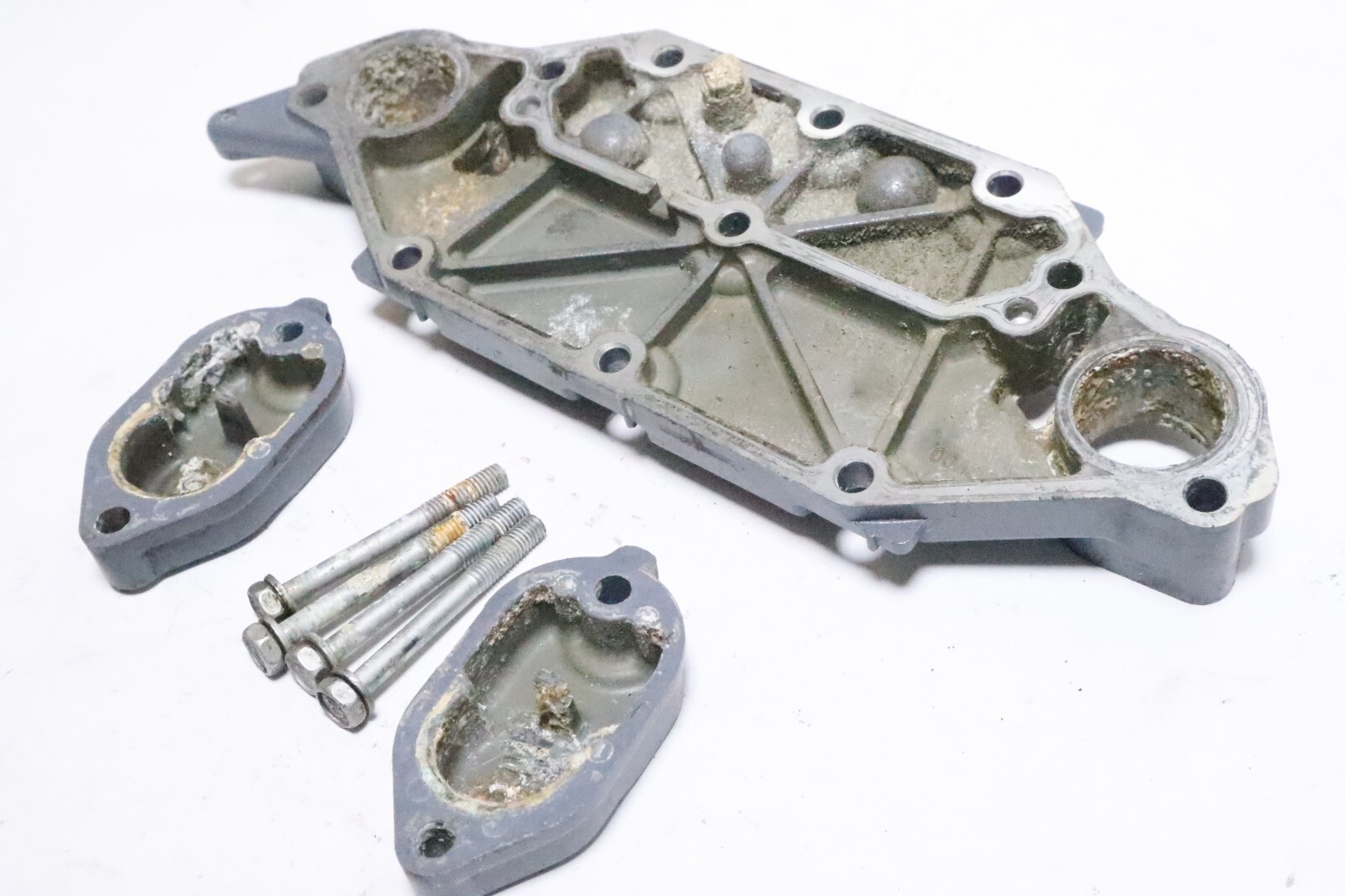 THERMOSTAT PLATE COVER CLEAN FRESHWATER 06 YAMAHA 300 HPDI 60V-11371-00-94 - Image 8