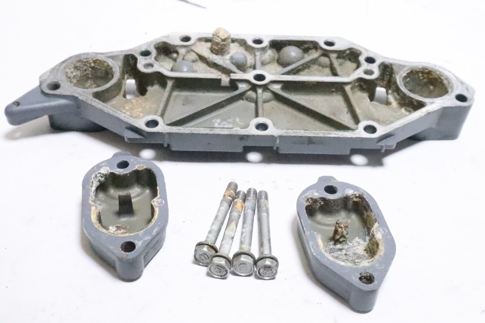 THERMOSTAT PLATE COVER CLEAN FRESHWATER 06 YAMAHA 300 HPDI 60V-11371-00-94 - Image 9
