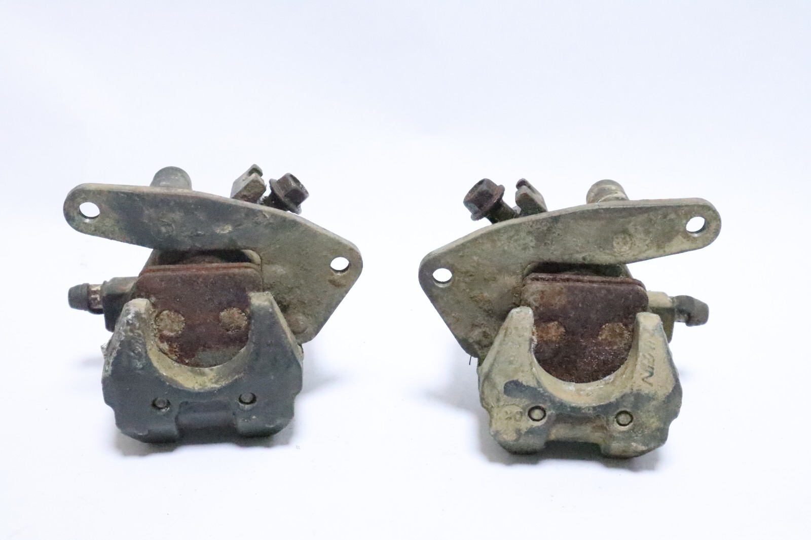 YAMAHA WARRIOR 350 BANSHEE GRIZZLY LEFT RIGHT FRONT DISC BRAKE CALIPER PADS B - Image 9