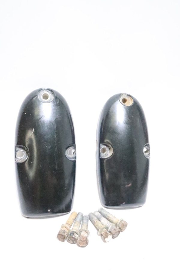 Set of 2 - 2001 - 2012 Suzuki DF140 Black Lower Engine Mount Covers w/ Bolts  USED - Image 2