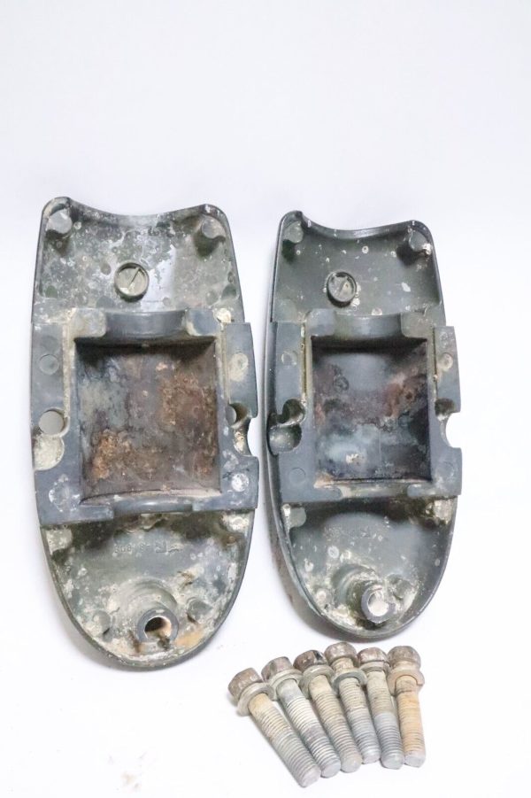 Set of 2 - 2001 - 2012 Suzuki DF140 Black Lower Engine Mount Covers w/ Bolts  USED - Image 6