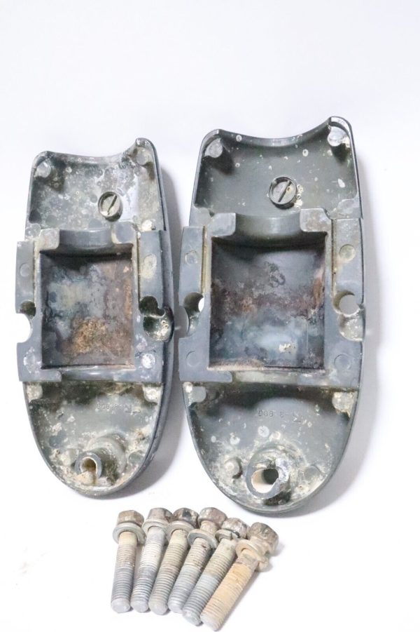 Set of 2 - 2001 - 2012 Suzuki DF140 Black Lower Engine Mount Covers w/ Bolts  USED - Image 7