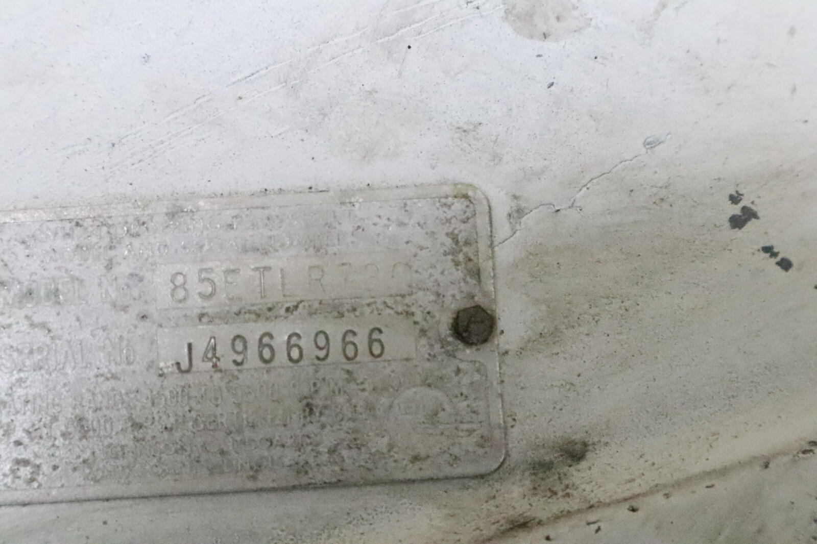 EVINRUDE JOHNSON 1985-2001 50-235 HP PORT STERN TRANSOM BRACKET 0396309 - Image 5