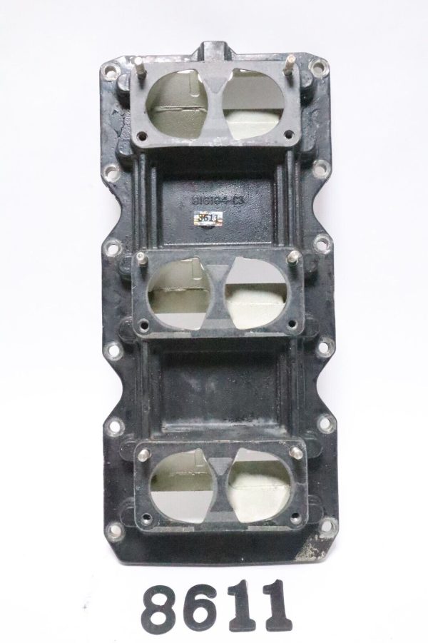 8161843 Mercury Carburetor Adapter Plate 225 HP  USED - Image 2