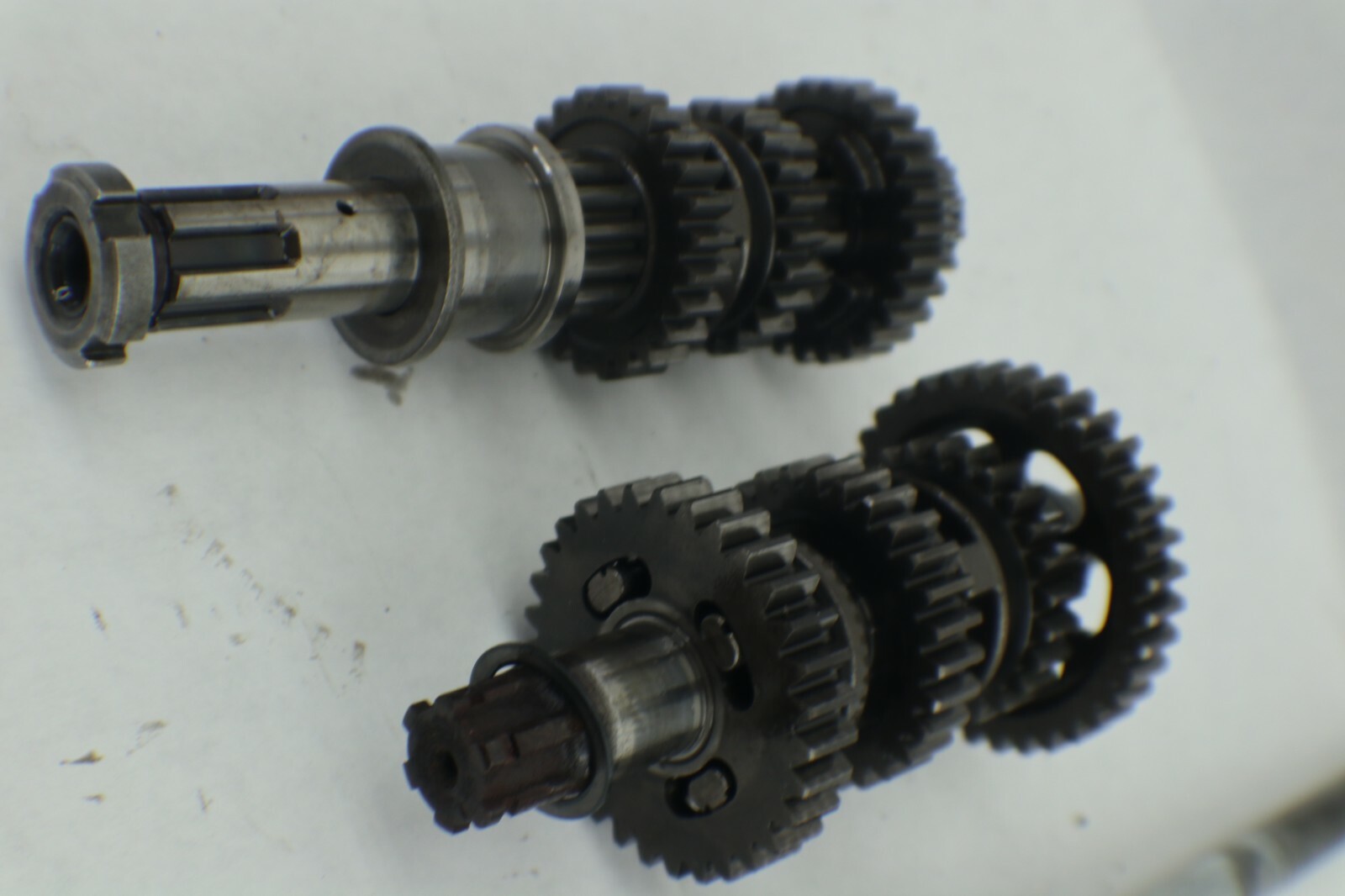 1983 Honda ATC 185S transmission gears and guts shifter rod assembly - Image 9