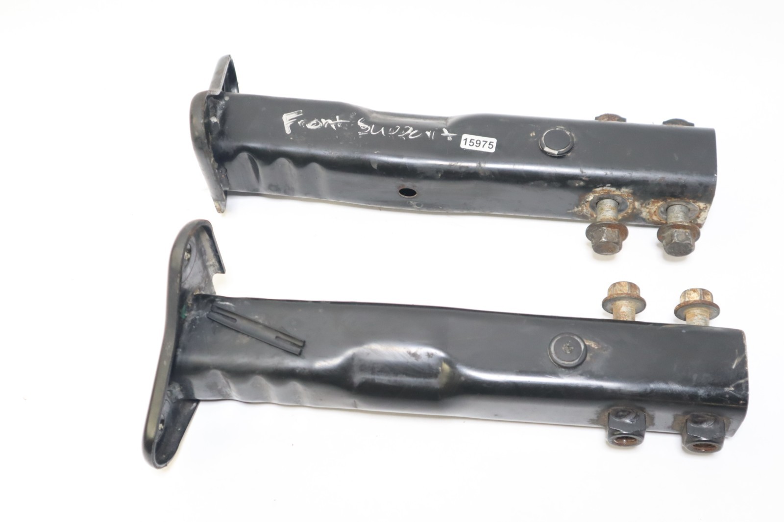 07-15 Mini Cooper S OEM Front Left & Right Bumper Impact Support Brackets - Image 2