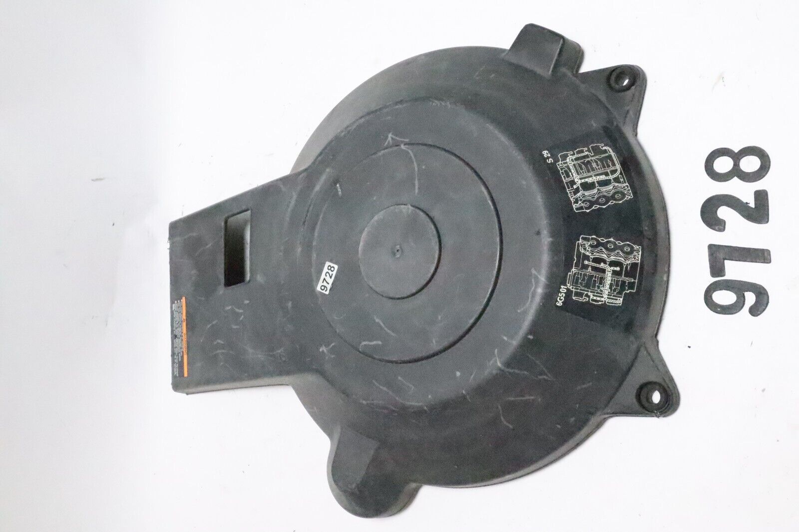 1990 - 1997 Yamaha 150 175 200 225hp hp 150hp Flywheel Rotor Generator Cover USED - Image 2