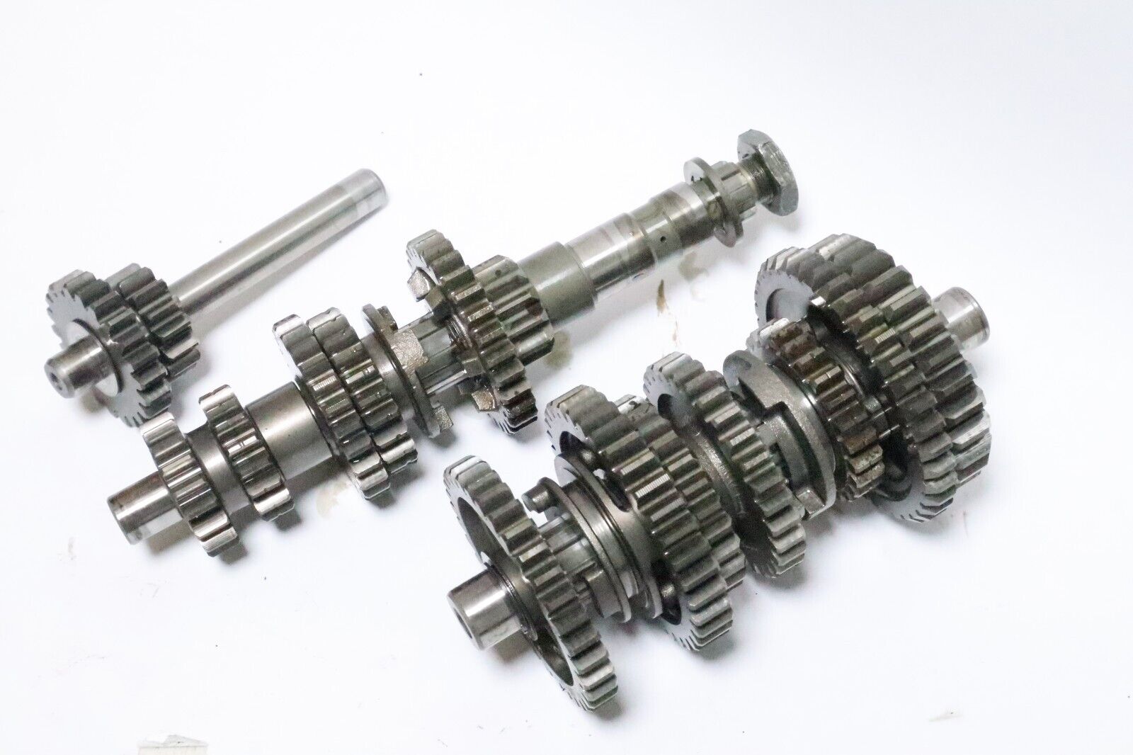 YAMAHA BIG BEAR 350 WOLVERINE 4X4 TRANSMISSION GEARS & SHAFTS 95-05 YFM350 YFM USED - Image 2