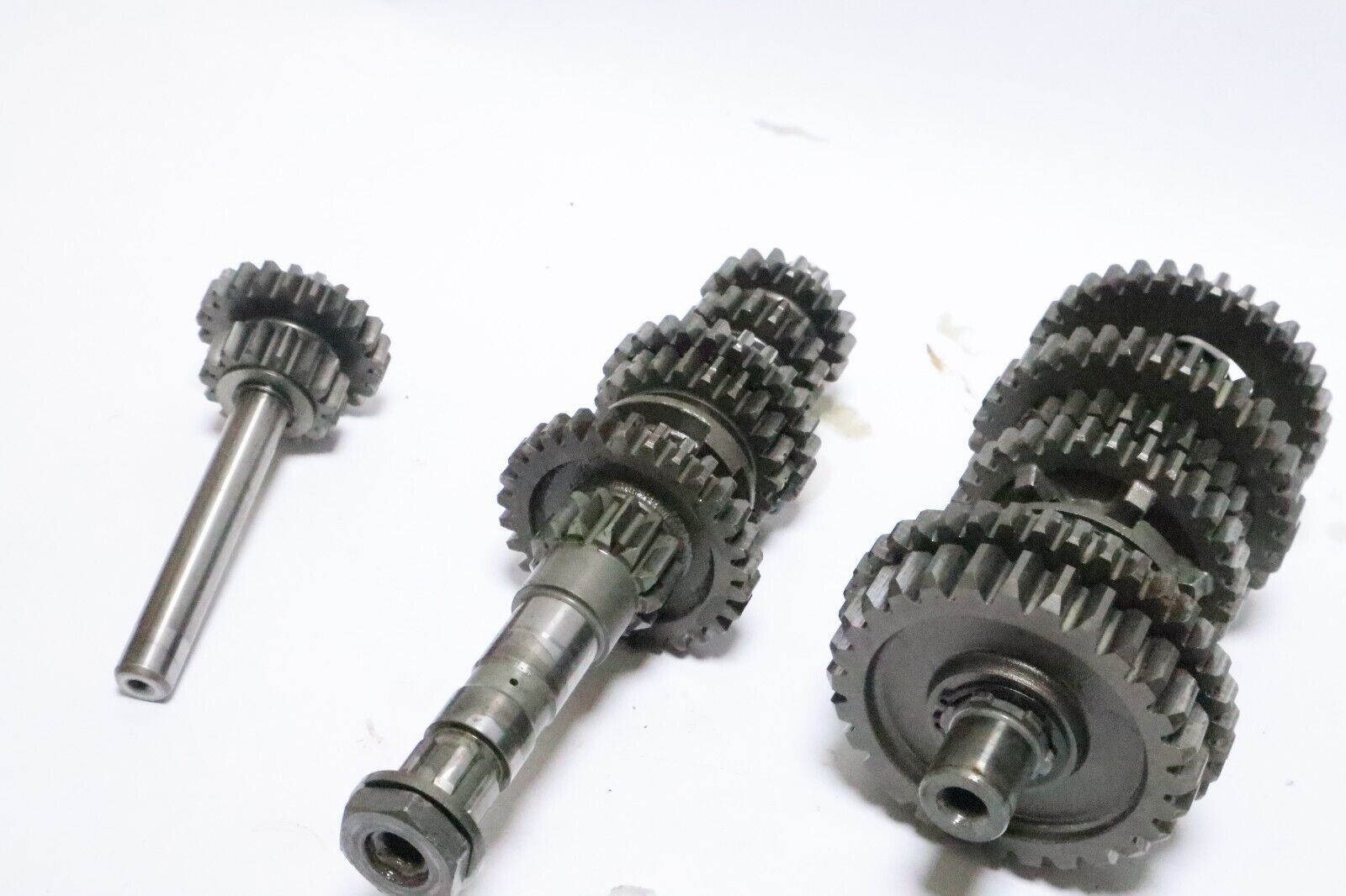 YAMAHA BIG BEAR 350 WOLVERINE 4X4 TRANSMISSION GEARS & SHAFTS 95-05 YFM350 YFM USED - Image 8