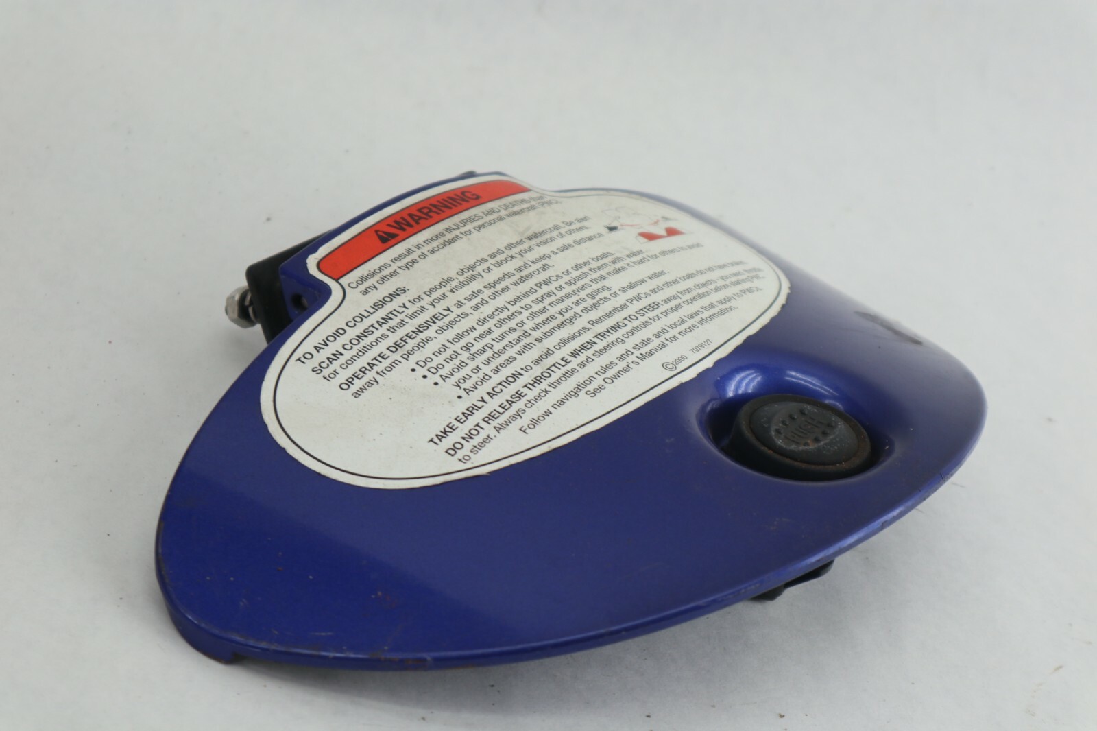 OEM Polaris Glove Box Door / Console Lid Blue Freedom Genesis Virage - Image 3