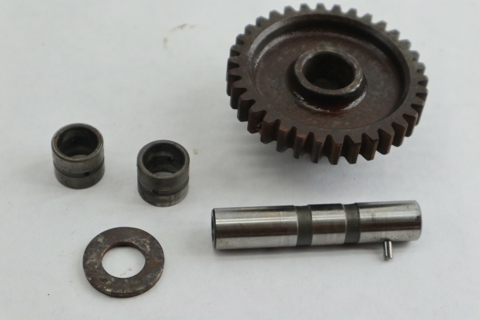 1985 85 HONDA STC 250 ES ATC250ES BIG RED REVERSE IDLER GEAR & SHAFT ASY - Image 3