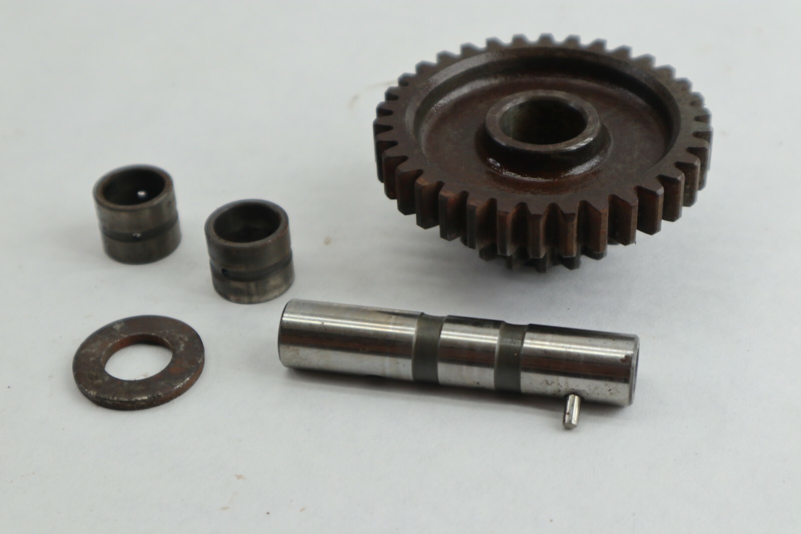 1985 85 HONDA STC 250 ES ATC250ES BIG RED REVERSE IDLER GEAR & SHAFT ASY - Image 5