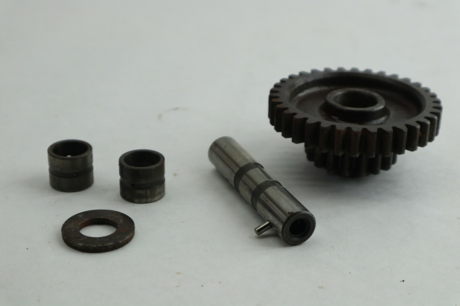 1985 85 HONDA STC 250 ES ATC250ES BIG RED REVERSE IDLER GEAR & SHAFT ASY - Image 6