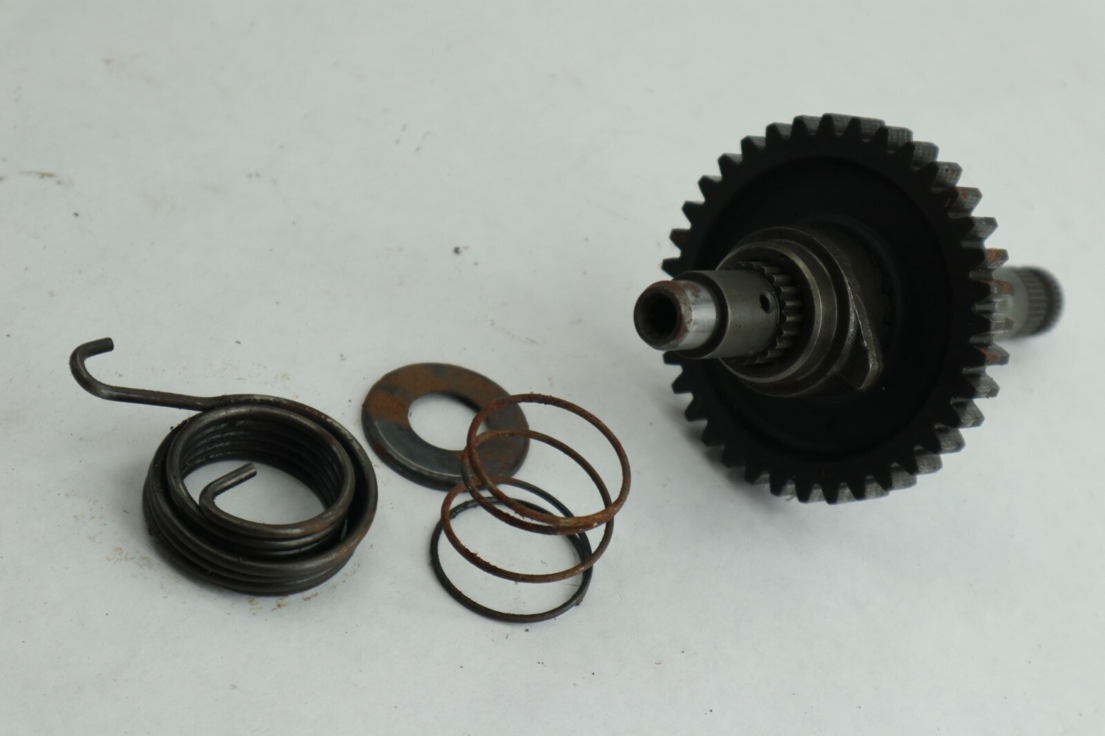 1985 85 ATC250ES HONDA ATC 250ES kickstarter shaft gears kick starter - Image 5