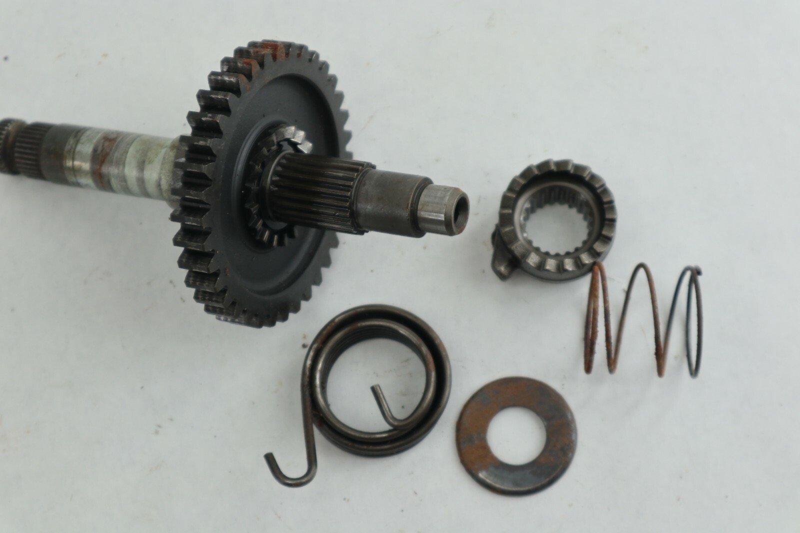 1985 85 ATC250ES HONDA ATC 250ES kickstarter shaft gears kick starter - Image 11