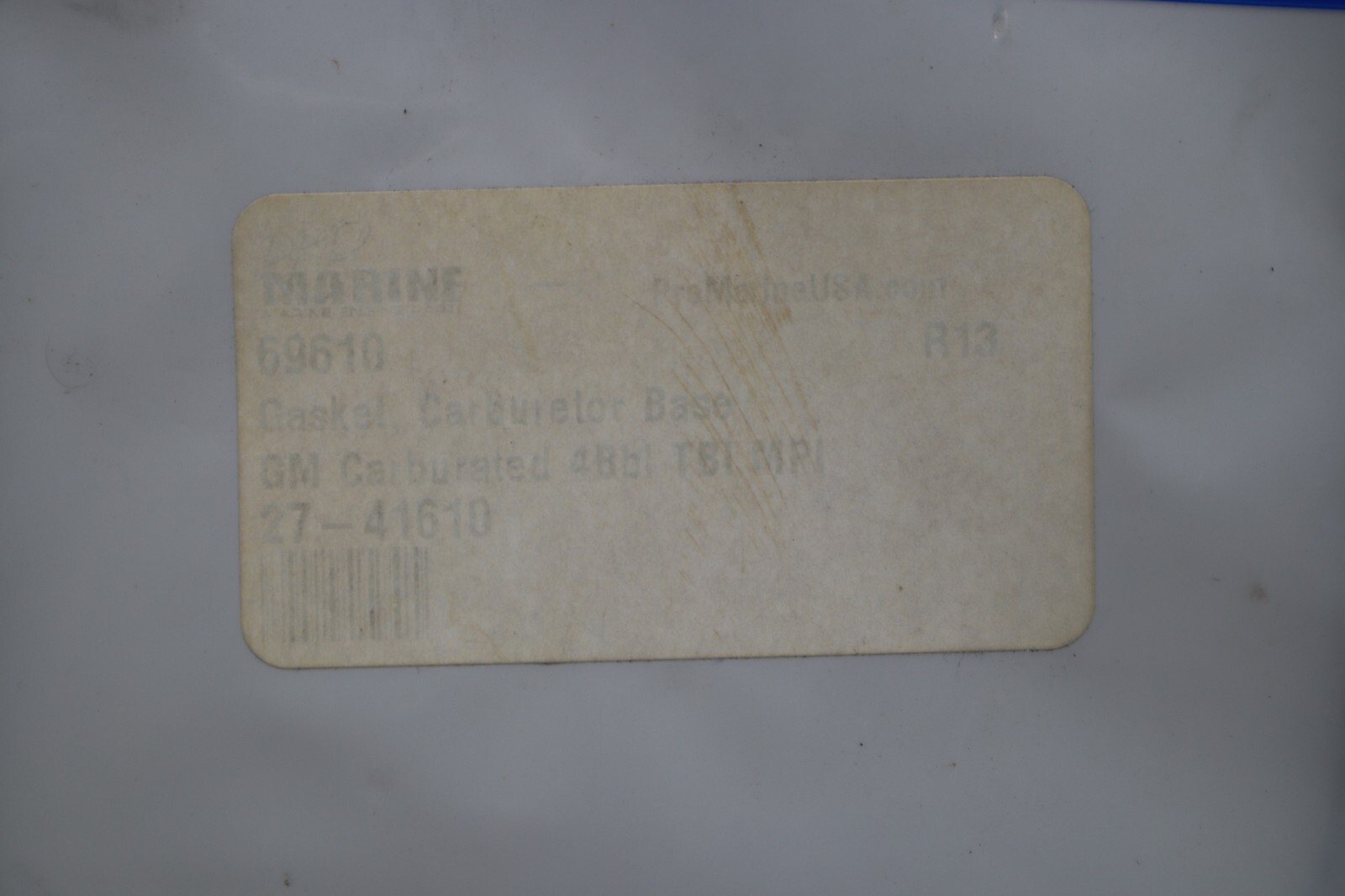 Gasket, Carburetor Base GM Carburated 4Bbl TBI MPI 27-41610 - Image 5