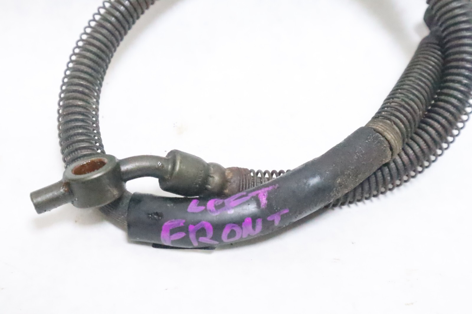 1989-05 Kawasaki Bayou 300 4x4 OEM front Lower Brake Hose 43095-1087 - Image 6