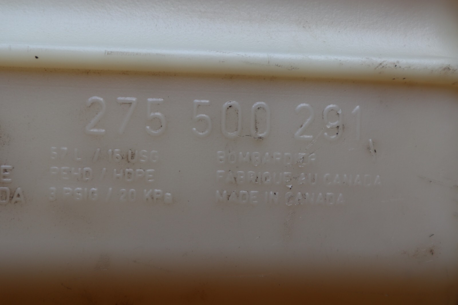 1996 - 2005 Sea-Doo RX GS GSI GTX GTI GSX Fuel Tank OEM# 275500291 - Image 3