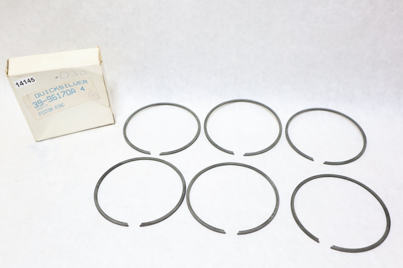 New OEM Mercury Quicksilver QTY 6 Piston Rings 39-96170A 4