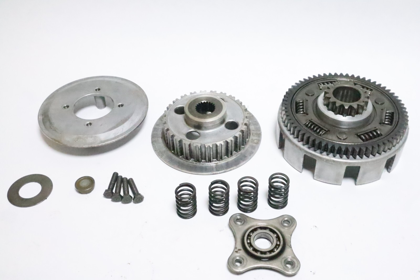 86 Honda Fourtrax TRX 350 4x4 Clutch Outer Basket Inner Hub Boss 1986-1987 - Image 4