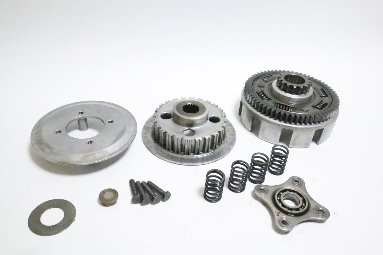 86 Honda Fourtrax TRX 350 4x4 Clutch Outer Basket Inner Hub Boss 1986-1987 - Image 6