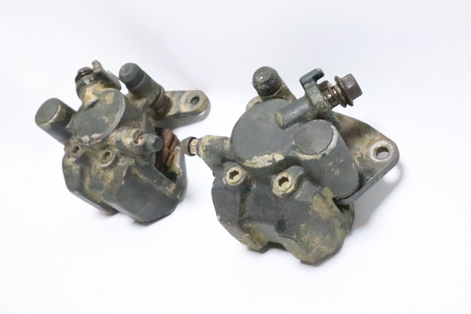 YAMAHA WARRIOR 350 BANSHEE GRIZZLY LEFT RIGHT FRONT DISC BRAKE CALIPER PADS B - Image 4