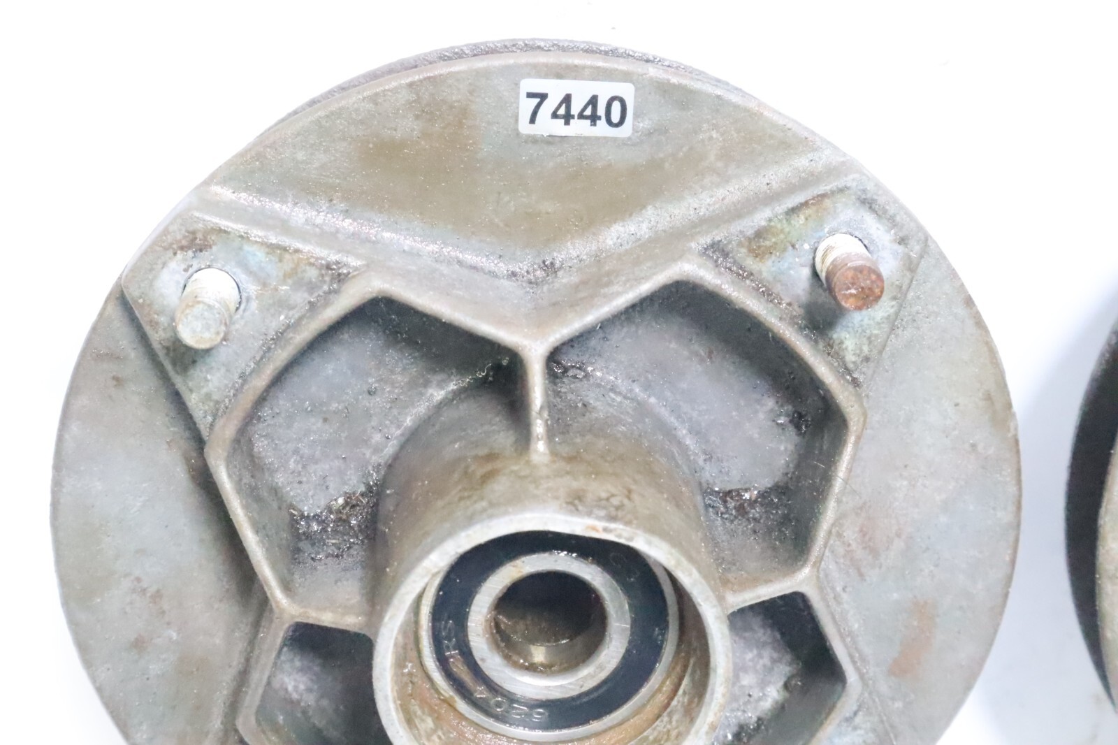 96 97 Polaris Xpress 300 400 4x2 Front Wheel Stud Hub + Brake Disc Rotor - Image 2